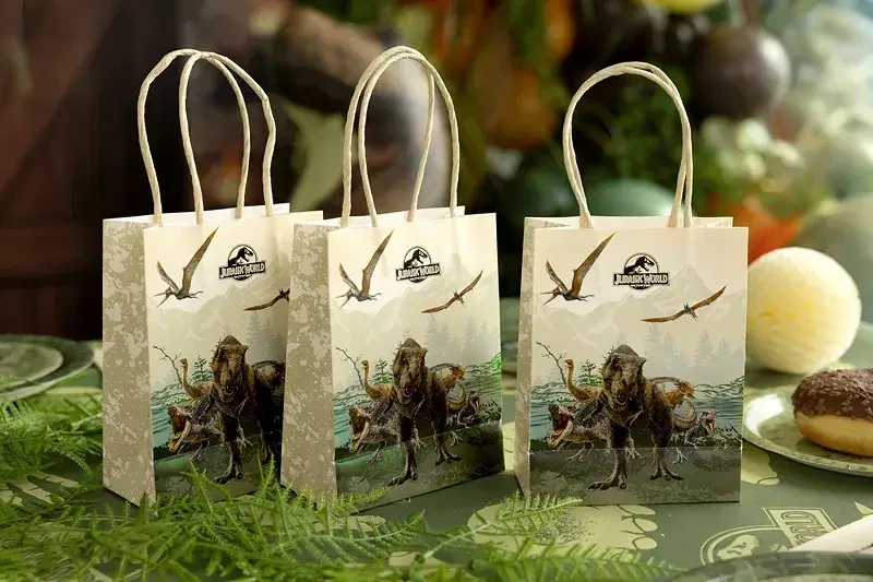 Dárkové papírové tašky Jurský svět 6 ks