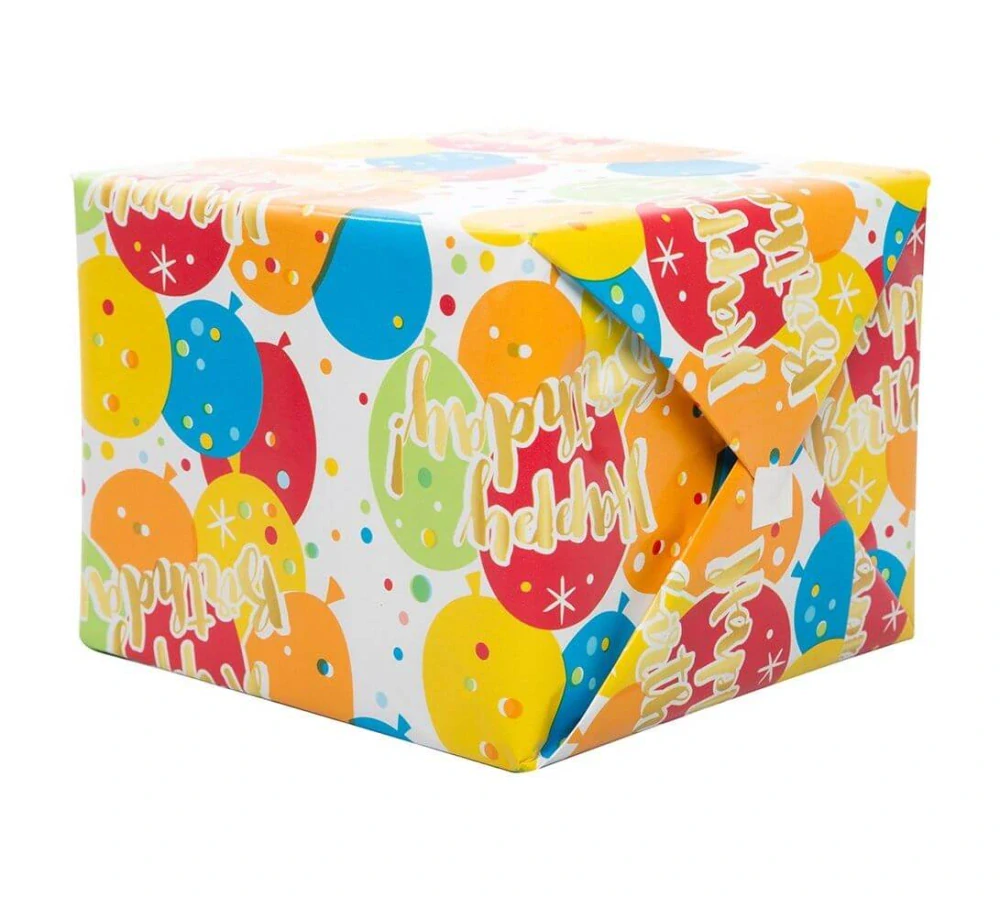 Balící papír Balónky Happy Birthday