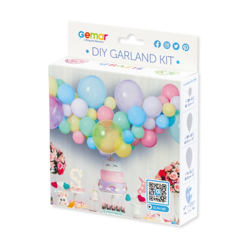 Sada na balonkovou girlandu - Makronky