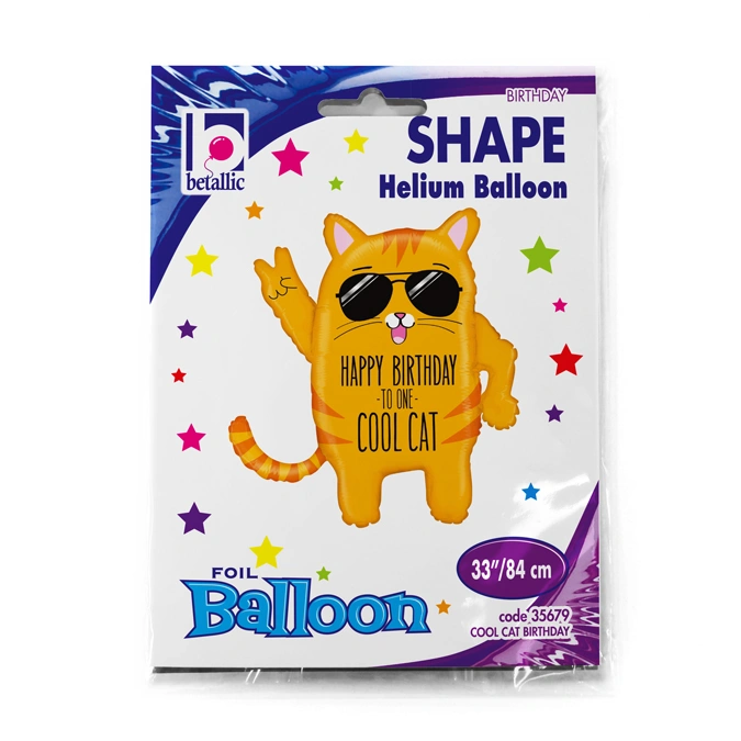 Fóliový balónek Cool Cat 84cm