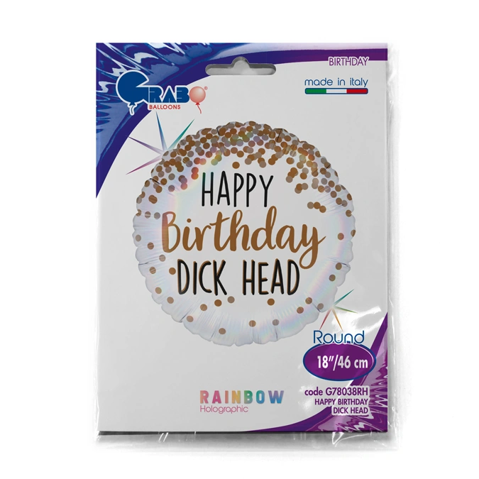 Fóliový balónek HB Dick Head 46cm