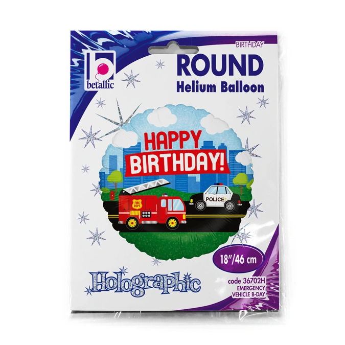 Fóliový balónek Záchranné Složky HB 46cm