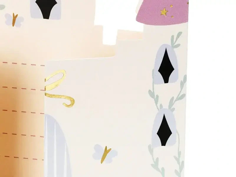 Pozvánky a obálky Princeznovský zámek 6ks