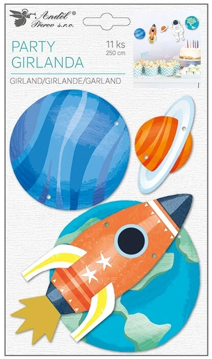Girlanda Vesmír 250cm