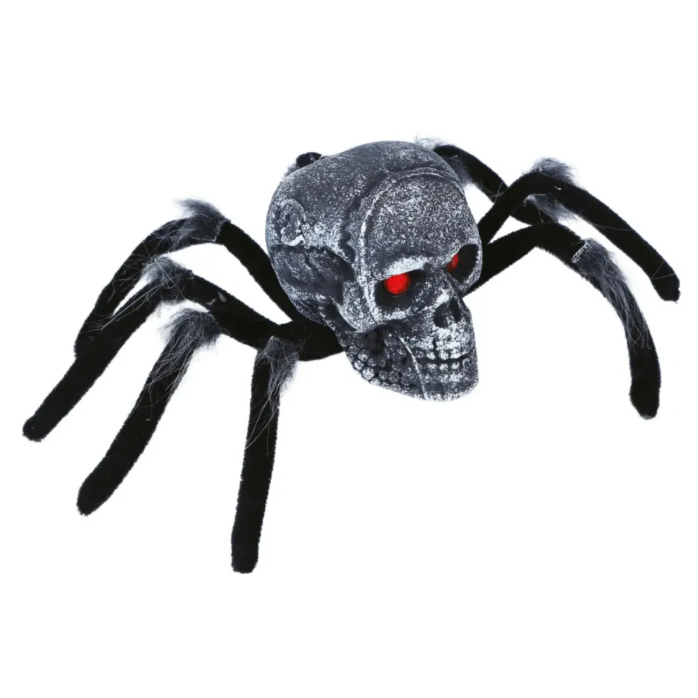 Dekorace na Halloween Pavouk s lebkou