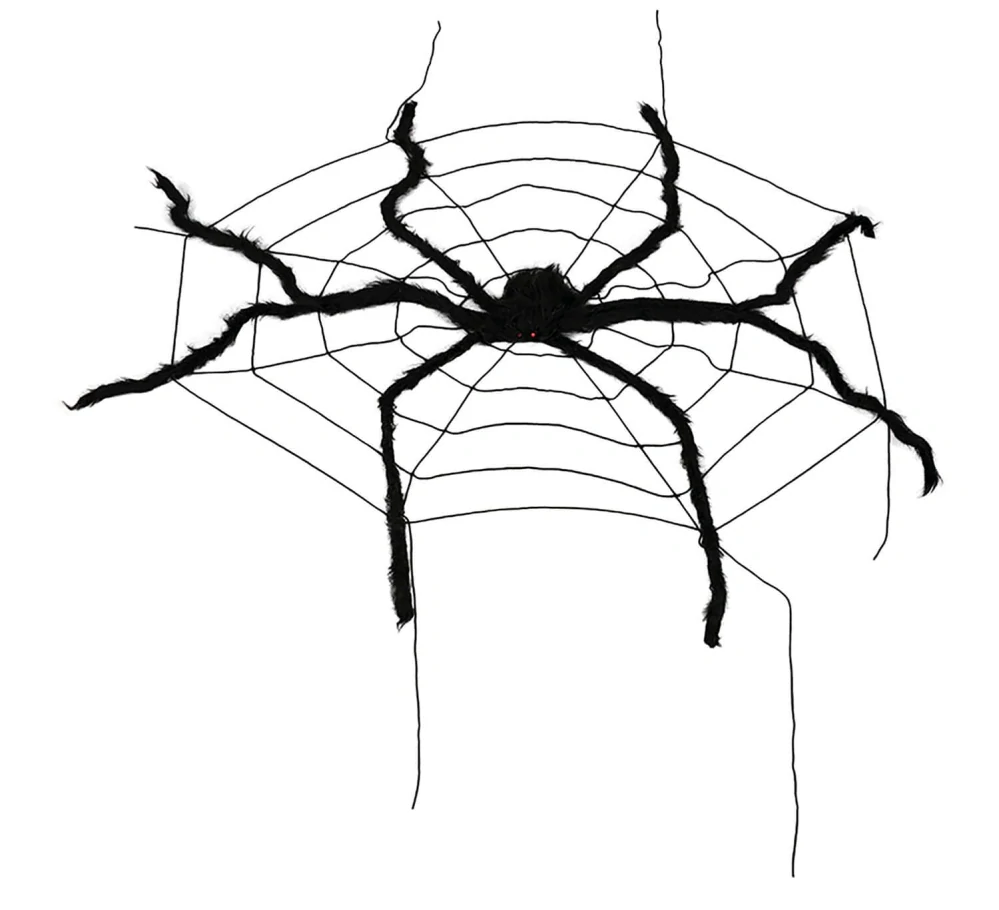 Dekorace na Halloween Pavouk s pavučinou 200 x 150 cm