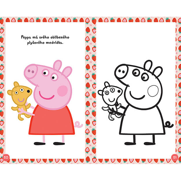 Moje omalovánky na cesty - Prasátko Peppa