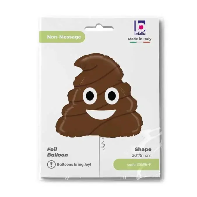 Fóliový balónek Emoji Poo 51cm