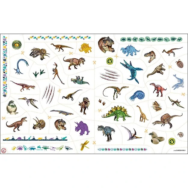 Omalovánky s tetováním Dinosauři