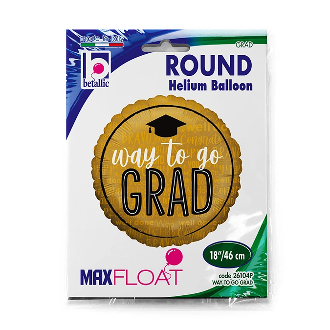 Fóliový balónek Way To Go Grad 46cm
