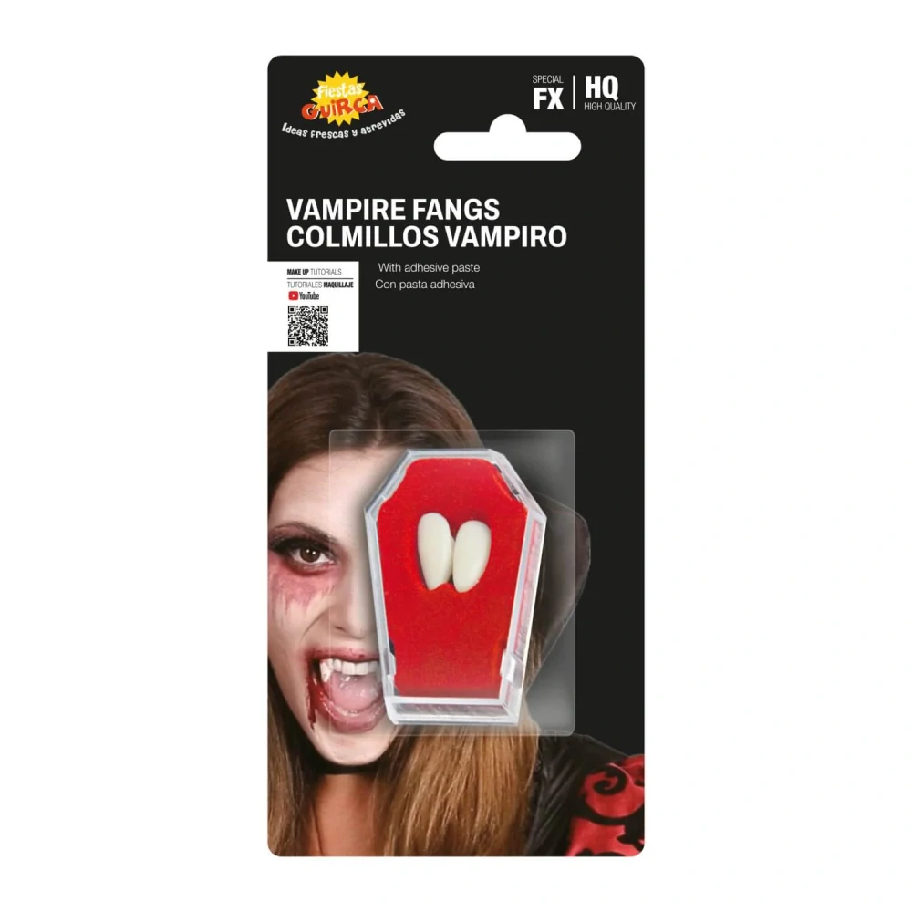 Upíří zuby s lepicí pastou