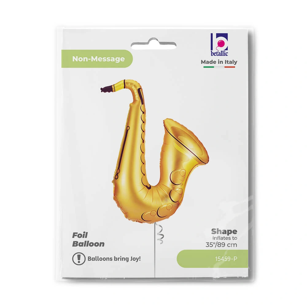 Fóliový balónek Saxofon 89 cm