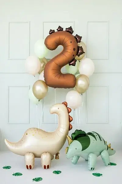 Foliová číslice dinosaurus 2 92cm
