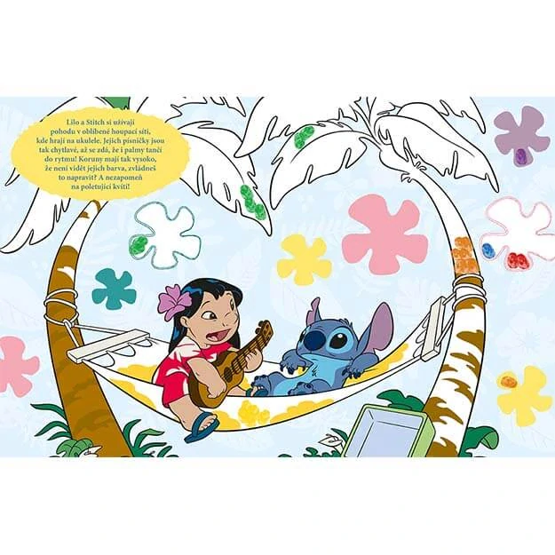 Barevné prstíky Stitch