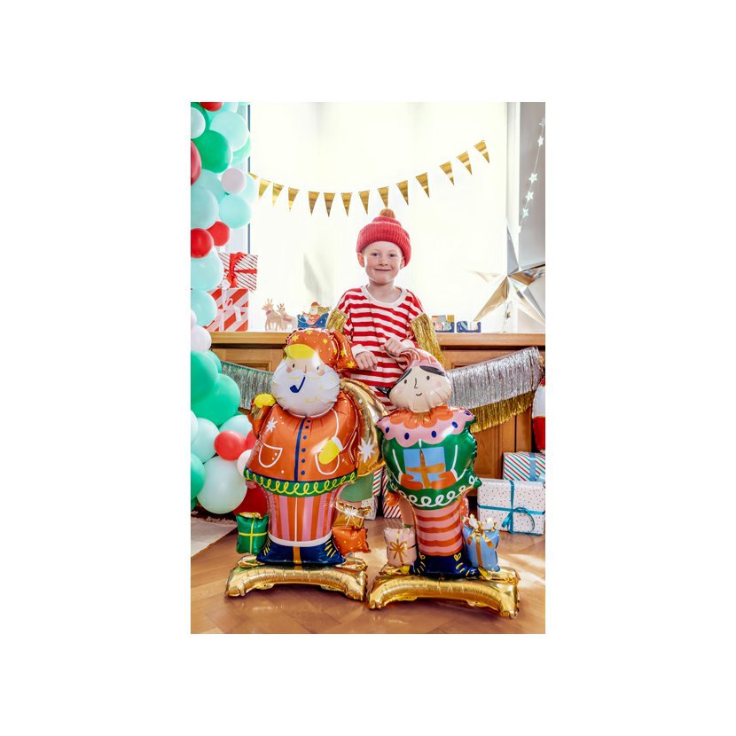 Foliový stojící balonek - Santa 63x106 cm