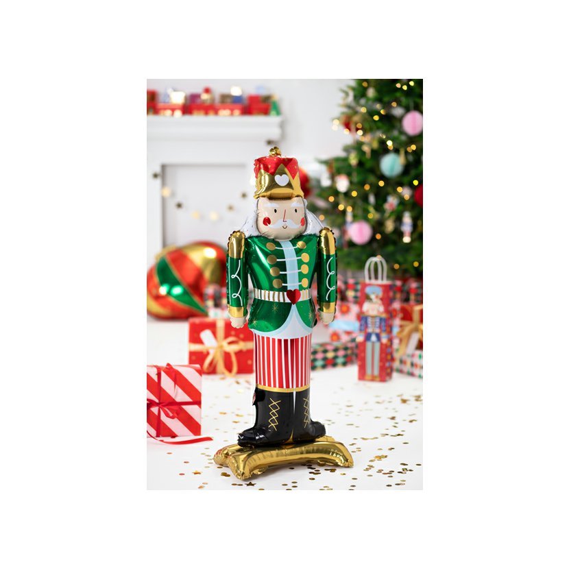 Foliový balonek stojící - Vánoční Louskáček 85x34 cm