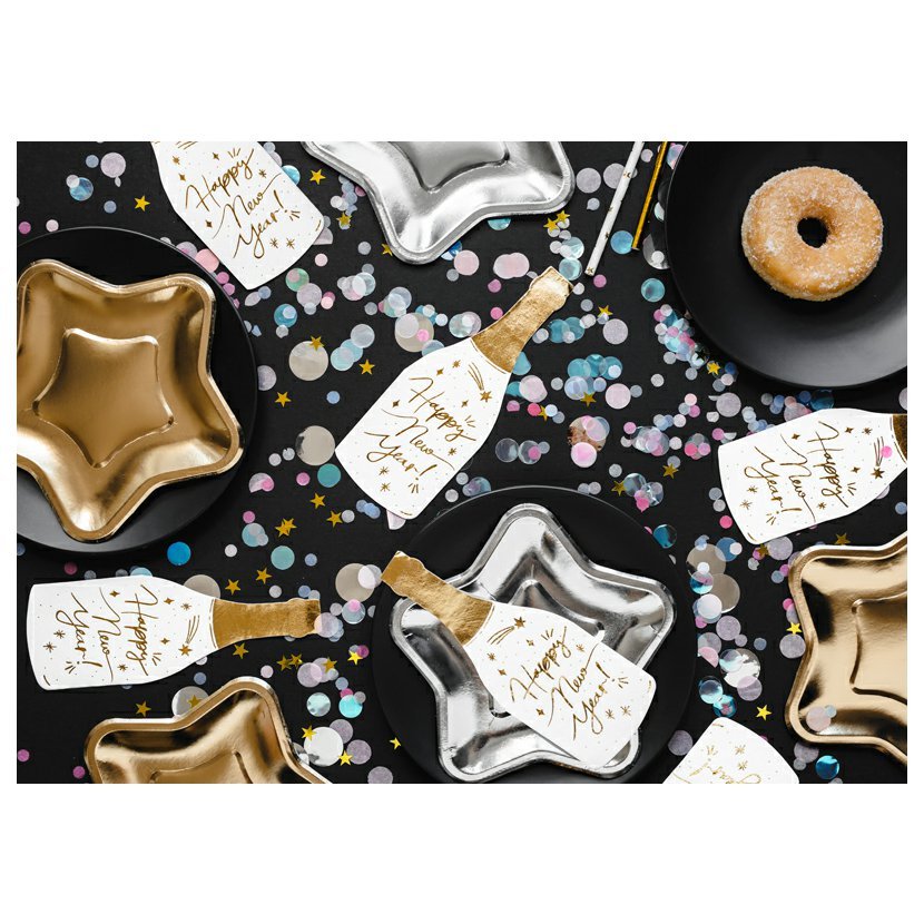 Papírové ubrousky Happy New Year láhev 20ks