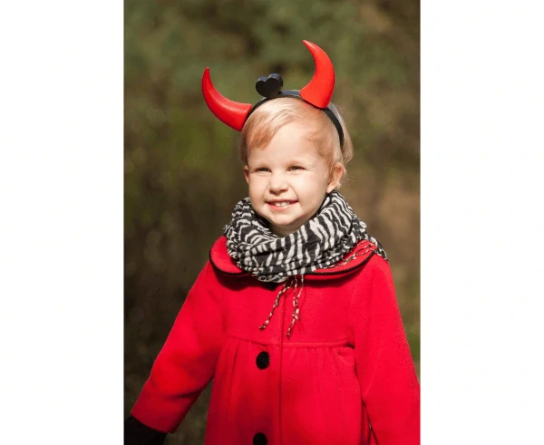 Čertovské rohy na čelence - svítící