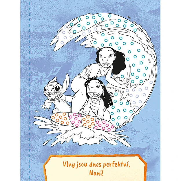 Omalovánky s kamínky Lilo a Stitch