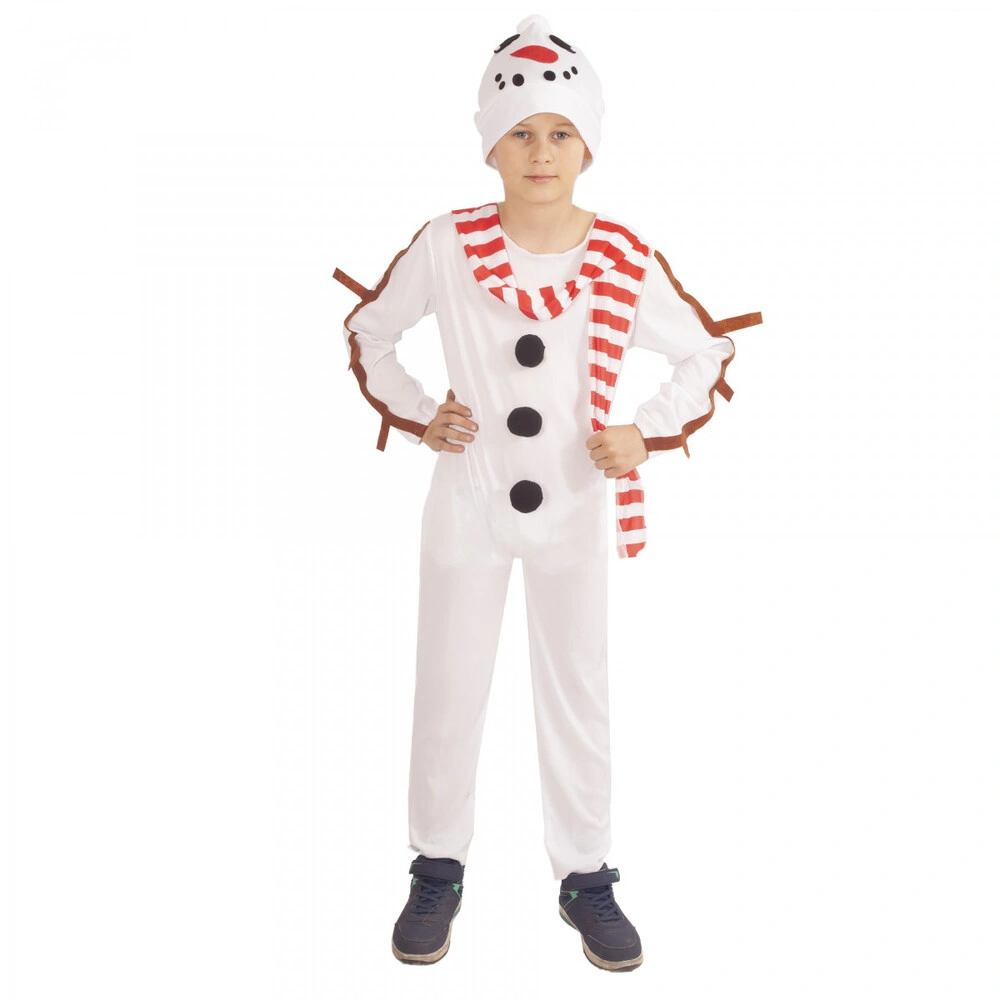 Dětský kostým Sněhulák s čepicí a šálou