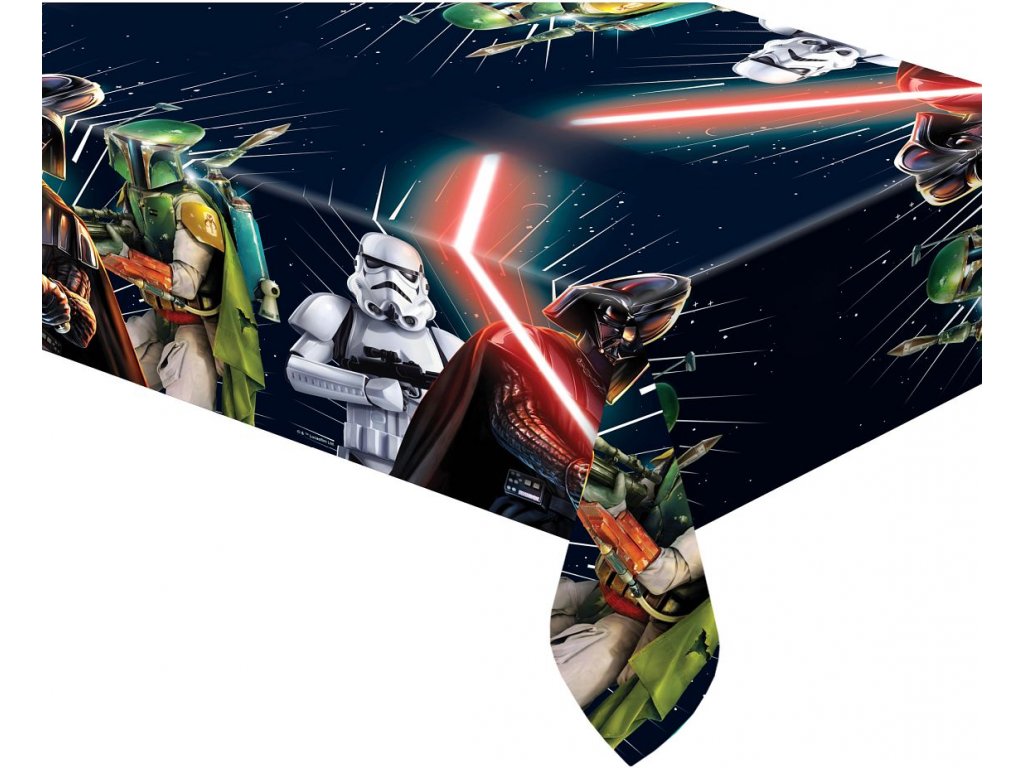 Plastový ubrus - STAR WARS - Galaxie 120x180cm