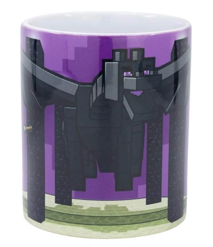 Hrnek Minecraft fialový - keramický