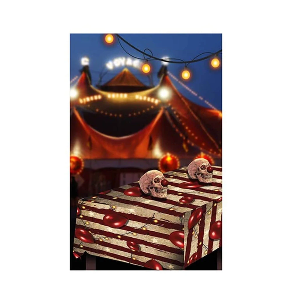 Plastový ubrus Strašidelný cirkus 137 x 274 cm