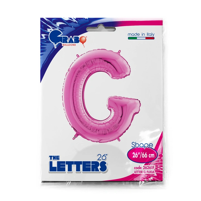 Písmeno růžové G (66cm,26")