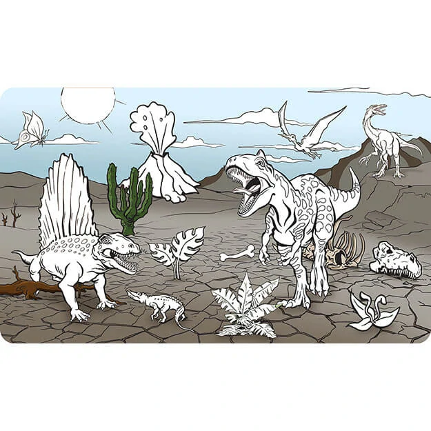 Maluj vodou zas a znovu - Dinosauři
