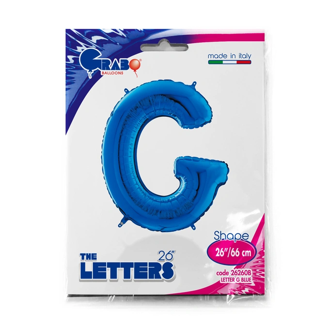 Písmeno modré G (66cm,26")