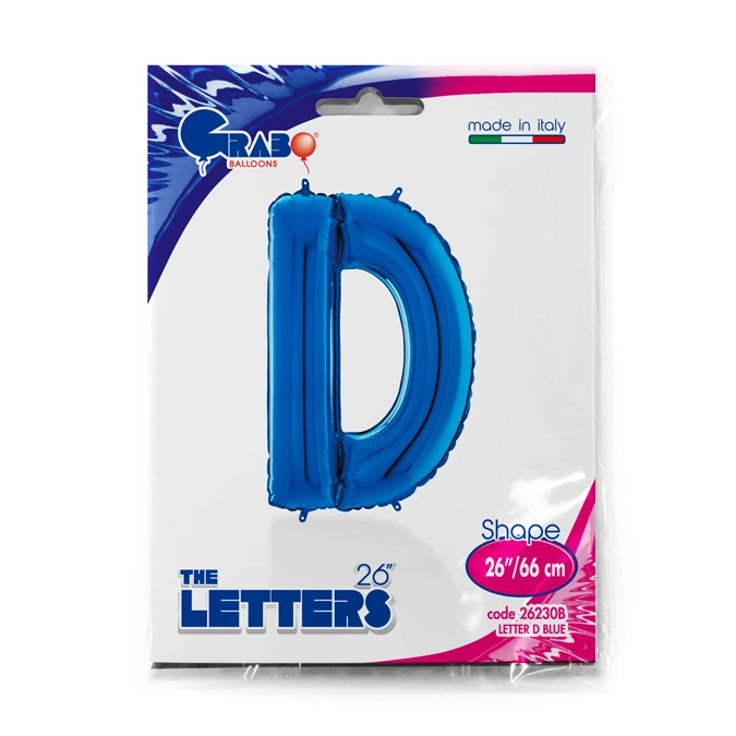 Písmeno modré D (66cm,26")