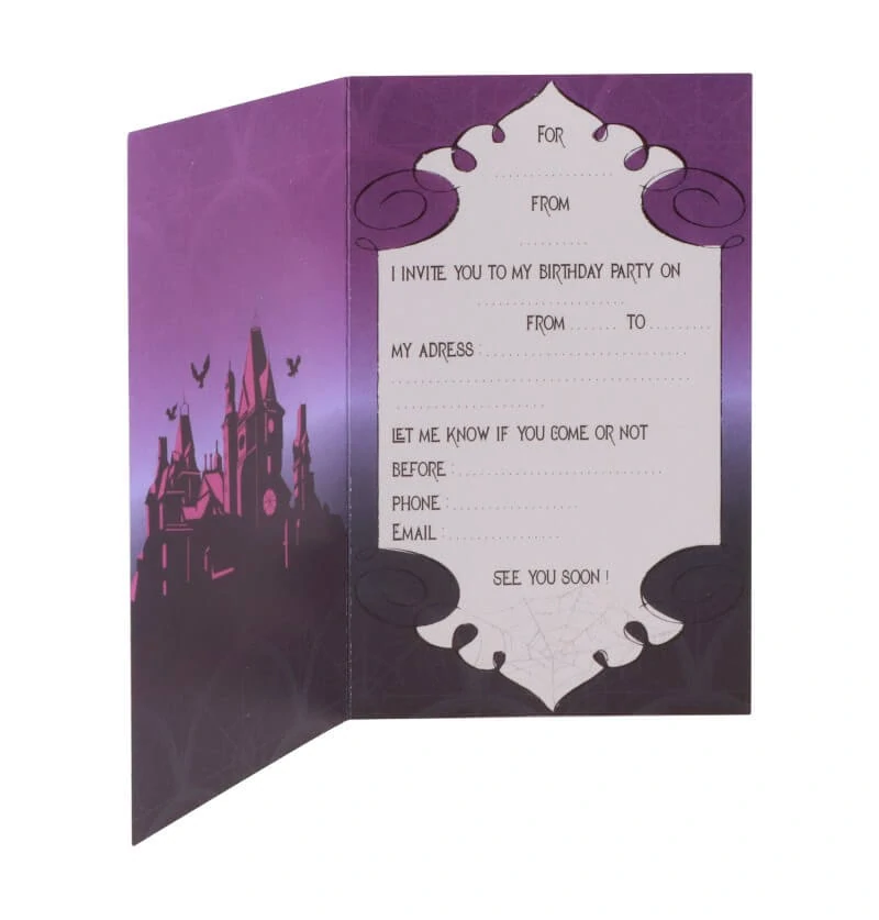 Pozvánky a obálky Wednesday 8ks