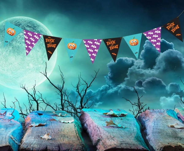 Vlaječková girlanda Halloween - Trick or treat 250 cm