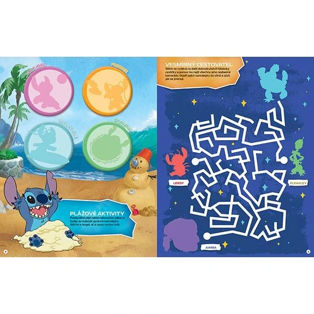 Zábava se samolepkami Stitch