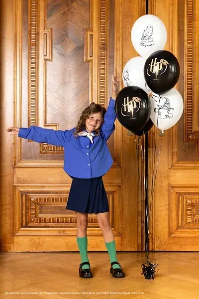 Latexové balónky Harry Potter černé a bílé 6 ks
