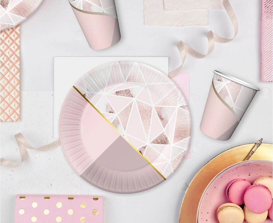 Papírové kelímky Rose Chic 6 ks