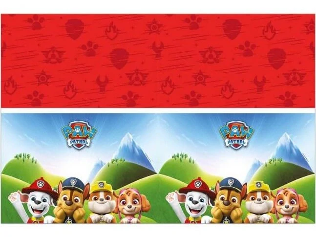 Plastový ubrus Tlapková patrola - Záchranáři