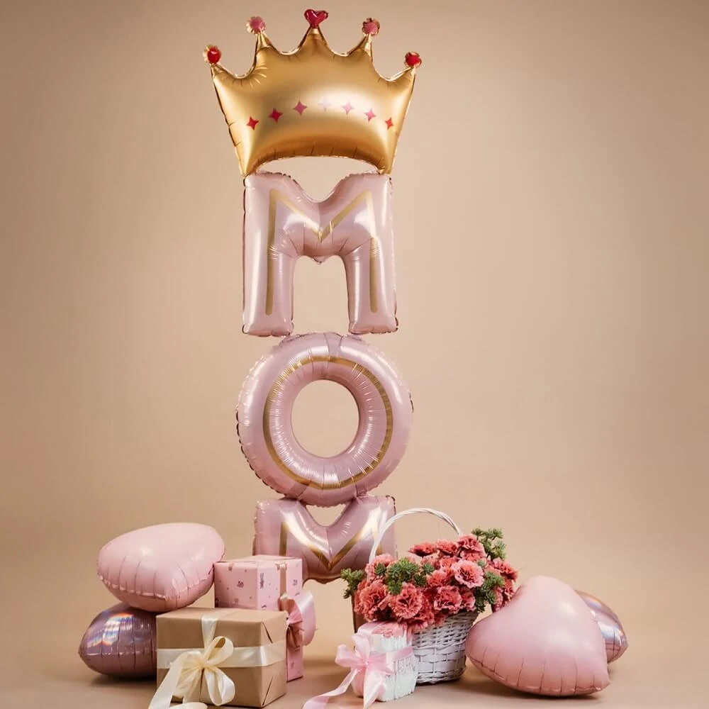 Foliový balonek srdce pastelově růžové matné 46 cm