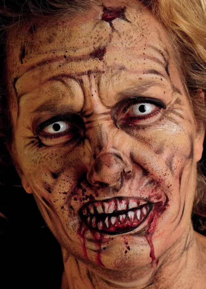 Barevné kontaktní čočky - Bílý zombie