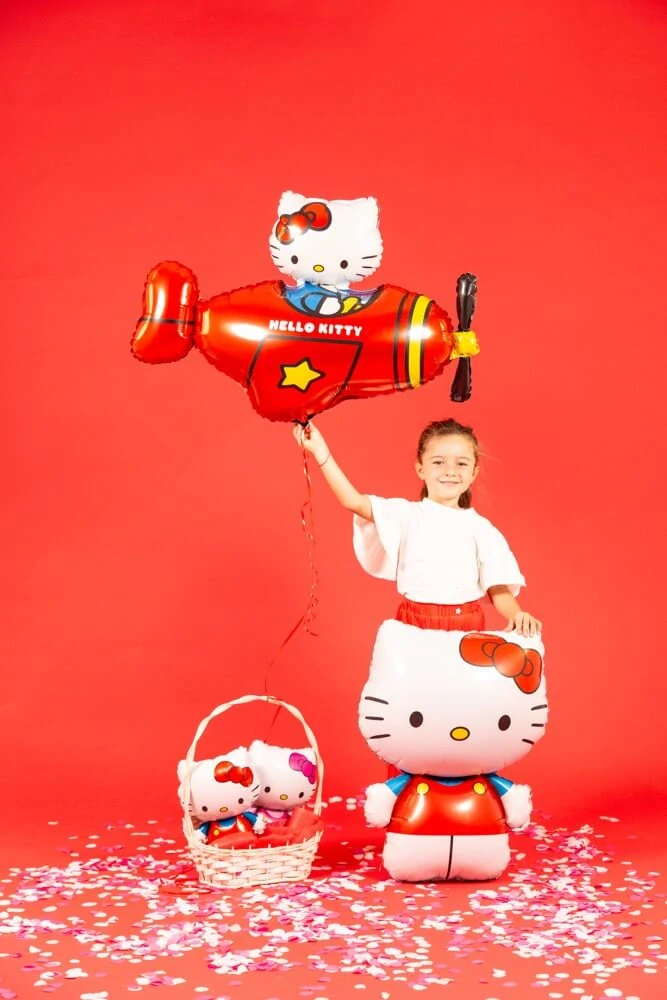 Foliový balonek Hello Kitty červená 64 cm