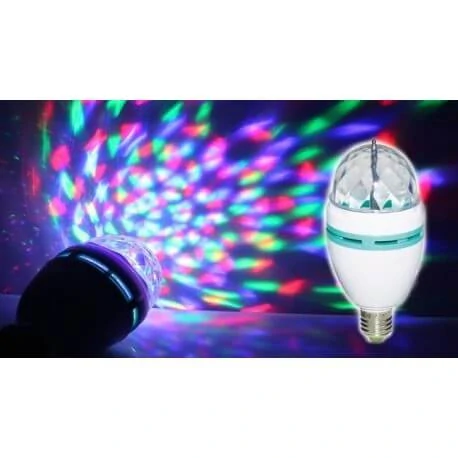 Disco barevná LED žárovka