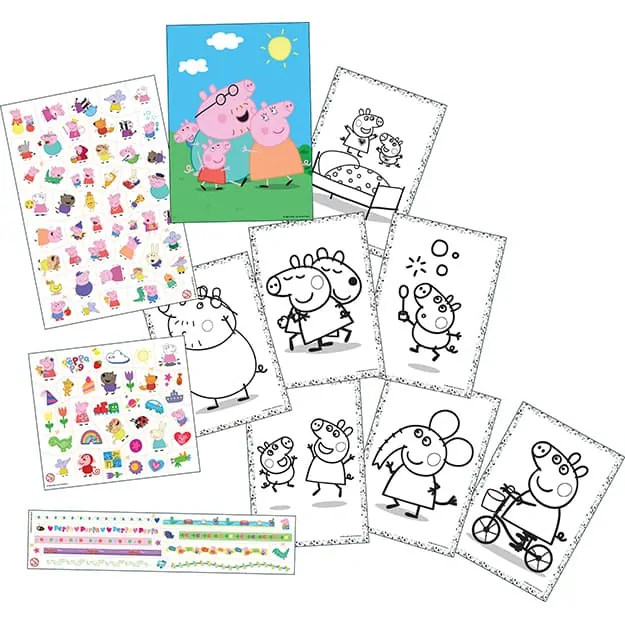 Velký set s tetováním Prasátko Peppa