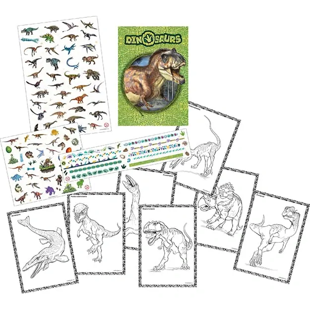 Velký set s tetováním Dinosauři