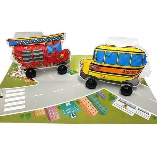 Nafukovací omalovánka Hasičské auto