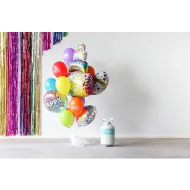 Helium - sada s balonky Happy Birthday