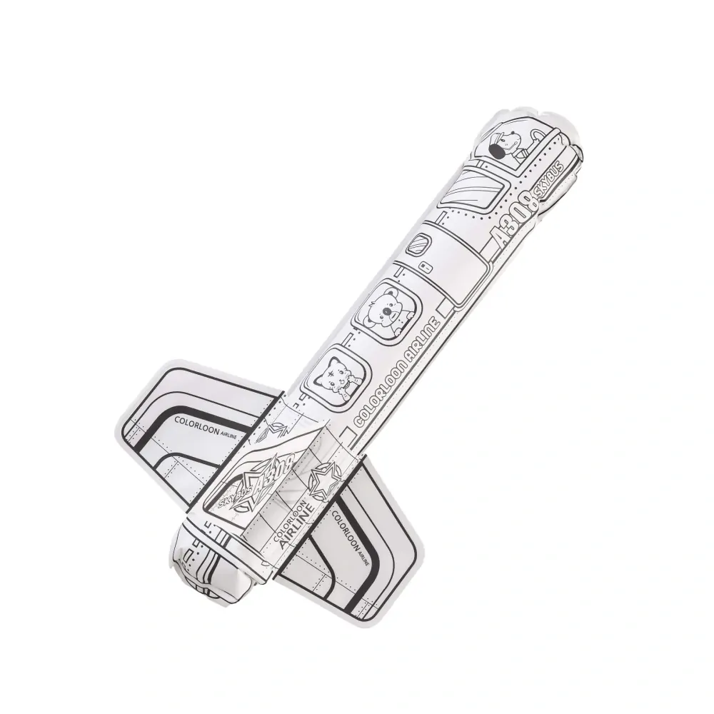 Nafukovací omalovánka Letadlo s křídly