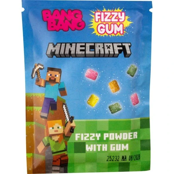 Minecraft kyselý prášek se žvýkačkami