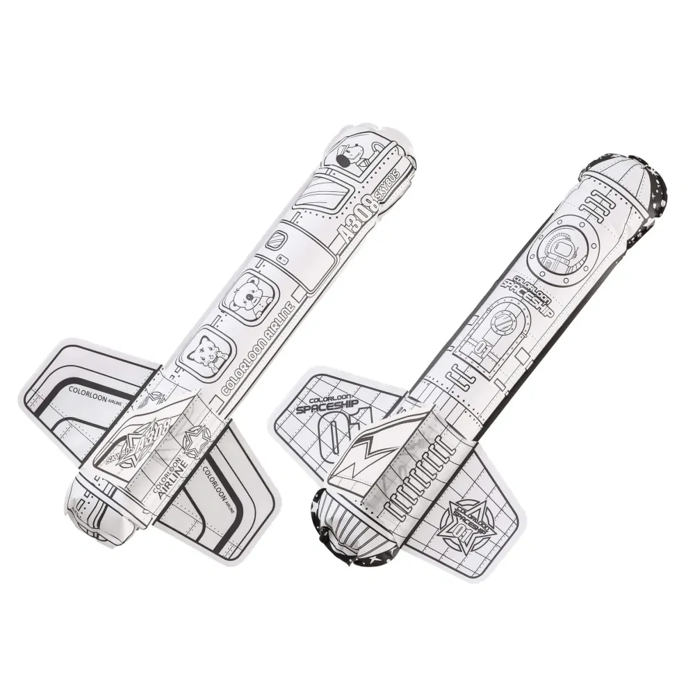 Nafukovací omalovánky box Létající sada 2ks