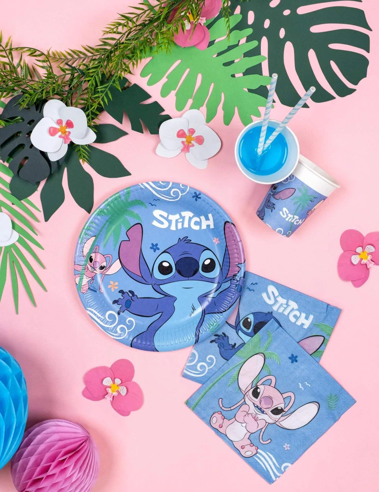 Papírové talíře Stitch 23cm - 8ks