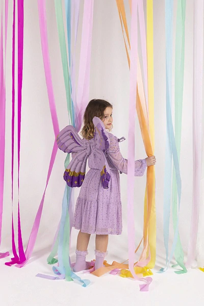 Nafukovací křídla fialová 102 x 50 cm